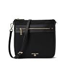 Michael Kors Jet Set Charm Large Crossbody Bag, Gold-Tone Hardware/Black, One Size