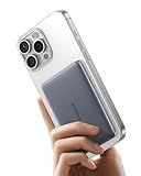 Baseus Picogo Power Bank, 0.3" Ultra Slim 5000mAh MagSafe Portable Charger with USB-C Braided Cable, Card-Size Magnetic Battery Pack, Alloy Wireless Fast Charger for iPhone 16/15/14/13/12, Lightweight