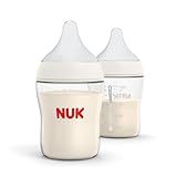 NUK Perfect Match 2-in-1 Natural and Anti-Colic Bottle with Slow Flow, Wide, Adaptable Nipple, 5oz., 2 Pack