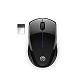 HP X3000 G3 Wireless Mouse - Black, 15-Month Battery, Side Grips for Control, Travel-Friendly, Blue LED, Powerful 1600 DPI Optical Sensor, Compatible with Wins PC/Laptop, Mac, Chromebook (683N7AA)