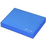 ProsourceFit Exercise Balance Pad – Non-Slip Cushioned Foam Mat & Knee Pad for Fitness and Stability Training, Yoga, Physical Therapy 15.5”x12.75”, Blue