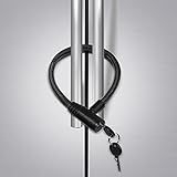 Rofio Fridge Lock, Childproof Refrigerator Lock with Keys for French Door Fridge and Cabinet