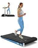 Walking Pad Treadmill with Incline,Under Desk Treadmill with Incline 2 in 1 for Walking and Jogging,2.5HP Compact Incline Walking Pad for Home Office with Remote Control