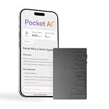 Pocket AI Voice Recorder, Auto Transcription, AI Note Taker, Space Grey