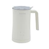 MOPHOM Milk Frother, 4 in 1 Electric Milk Steamer,11.84oz/350ml Automatic Warm and Cold Foam frother for Coffee, Latte, Macchiato, Cappuccino, Hot Chocolate,From the Makers of Mophom 400W,Off White