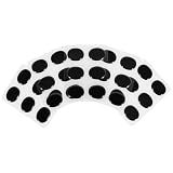 EASTROCK Round Drum Dampeners Gels Silicone Gel Pads 30 Pieces,Black