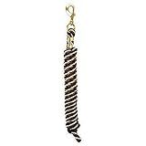 Weaver Leather Poly Lead Rope, Black/Brown/Tan, 10 Foot