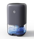 Dehumidifier, 35 OZ Small Dehumidifiers for Bedroom for Home, Quiet with Auto Shut Off, Dehumidifiers for Bedroom (280 sq. ft), Bathroom, RV, Closet, Grey