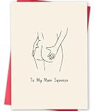MOROLURU Anniversary Card for Husband Wife Boyfriend Girlfriend