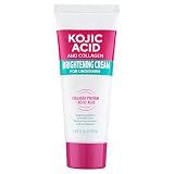YTRAJU Kojic acid Brightening Cream for Underarm with Collagen, Dark Spot Remover for Body, Intimate Areas, Inner Thighs, Knees and Elbows, Moisturize and Brighten the Skin, Even Skin Tone