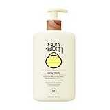 Sun Bum Daily SPF 50 Sunscreen Body Lotion - Broad Spectrum Moisturizing Sunscreen with Vitamin E - Vegan and Hawaii 104 Act Compliant (Without Octinoxate & Oxybenzone) - Dermatologist Tested - 8 oz