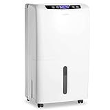Waykar 34 Pints Energy Star Dehumidifier for Spaces up to 2,000 Sq. Ft at Home, in Basements and Large Rooms with Drain Hose and 0.66 Gallons Water Tank