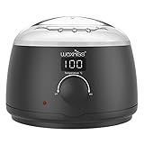 waxkiss Digital Hair Removal Warmer with See-Through Lid and 14oz Pot