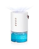 Dehumidifiers for Home, 60 Oz Small Dehumidifier for Basement. Portable Dehumidifier for Bedrooms, Bathrooms, Closets, and RVs, with Automatic Shut-off And Color Indicator Lights.