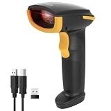 Inateck 1D Barcode Scanner, Wireless Bluetooth Handheld, 2000mAh Battery