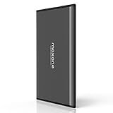 Maxone 750GB Ultra Slim Portable External Hard Drive HDD USB 3.0 Compatible with PC,Laptop, Charcoal Grey