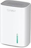 CLEVAST Small Dehumidifier for Home - 30 OZ Mini Quiet Dehumidifiers for Bathroom, Upgraded Portable Compact Air Dehumidifier for Room, Closet, RV, Camper, House (Not Cordless)