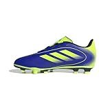 Adidas Unisex-Kids Goletto IX Firm Ground/Multi Ground Soccer, Lucid Blue/Lucid Lemon/Dark Blue, 5.5