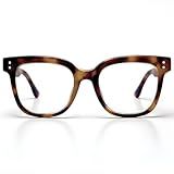 miyya Stylish Reading Glasses for Women, Cheaters Eyeglasses, Oversized Blue Light Readers, Fashion Eye Glasses