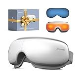 Aismerzn Eye Massager with Heat - Heated Eye Mask for Migraines, Dry Eyes & Headache Relief, Gifts for Mom/Women,Christmas/Birthday/Mothers Day Relaxation Gifts