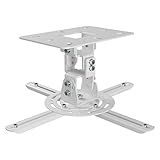 XINLEI Universal Projector Ceiling Mount Low Profile Projector Mount w/Retractable Arms and Multiple Adjustment Function PR14W