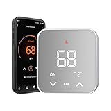 Smart Thermostat for House, WiFi Programmable Thermostat, Compatible with Alexa and Google Assistant, Remote Control Tuya/Smart Life, 𝗖-𝗪𝗶𝗿𝗲 𝗥𝗲𝗾𝘂𝗶𝗿𝗲𝗱