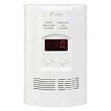 Kidde Carbon Monoxide + Explosive Gas, Natural Gas & Propane Alarm, Plug-in with 9V Battery Backup, Digital Display, 85 dB Alarm, LED Status Indicators, 3rd Edition