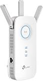 TP-Link AC1900 WiFi Range Extender RE550 | Dual-Band Wireless Repeater Amplifier w/Gigabit Ethernet Port | Up to 2200 Sq. Ft., 32 Devices | Internet Signal Booster | APP Setup | EasyMesh Compatible