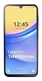 total wireless Samsung Galaxy A15 5G, 64GB Prepaid Smartphone, 6.5” FHD+ Super AMOLED Display, 50MP Triple Camera, Long Lasting Battery, Android 14 - Locked to Black