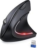 TECKNET 2.4G Ergonomic Mouse Vertical Wireless 4800 DPI Carpal Tunnel Mouse