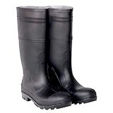 Custom Leathercraft Mens - Soft Toe CLC Rain Wear R23013 Over The Sock Black PVC Boot, Size 13, Black, 13 US