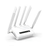 GL.iNet GL-X3000 (Spitz AX) Cellular Gateway 5G Router for House & RV, Wi-Fi 6, Detachable Antennas, Dual-SIM, T-Mobile & AT&T IoT Device Certified, Family/Rural Area/Road Trips