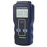 Solar Power Meter Digital Handheld Irradiance Tester for Sunlight Radiation PV Solar Panel Installation Photovoltaic Testing