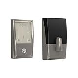 Schlage Encode Smart WiFi Deadbolt Lock for Front Door - Keyless Entry with App or Touchscreen - Works with Alexa, Hey Google, & Airbnb - Create Codes for Guests - Satin Nickel Silver