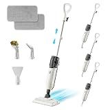 Steam Mop for Floor Cleaning, Multi-Purpose Steam Cleaner with Handheld Steamer & Accessories, Deep Cleaning Floor Steamer for Hardwood and Tile, Pet-Friendly Steam Mop for Home