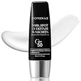 Tone-up Sunscreen DOMINAS (1.7fl oz) - SPF 50, Korean Skin Care, Niacinamide, Panthenol, UV Defense Sunblock, No White Cast, Non-Greasy, Hydrating, Lightweight Protection for Face & Body