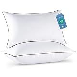 JOLLYVOGUE Pillows Standard Size Set of 2, Cooling and Supportive Pillows Full Size Set of 2 for Side and Back Sleepers, Down Alternative Hotel Collection Sleeping Pillow
