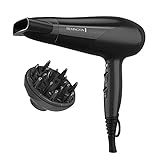 Remington Damage Protection Hair Dryer with Ceramic Ionic Tourmaline Technology, Black, Diffuser and Concentrator, 3 Piece Set