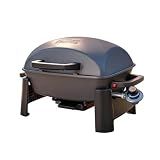 Nexgrill Tabletop 1 Burner Gas Grill, Compact with Cast Aluminum Frame