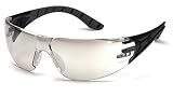 Pyramex Endeavor Plus Safety Glass Black/Gray Frame Indoor/Outdoor Mirror Lens