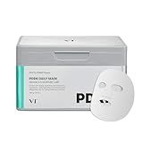 VT COSMETICS PDRN Daily Mask 30 Sheets, Vegan PDRN for Skin Restoration & Radiance, Hydrating & Moisturizing, Anti-Aging, Plumping Effect, Korean Face Mask (350g)