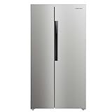 Hamilton Beach HBF1558 15.6 cu ft Counter Depth Full Size Refrigerator, Side Doors, Stainless