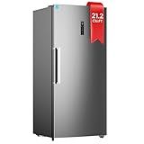 Upstreman 21.2 Cu.Ft. Convertible Upright Freezer, Large Capacity, Energy Star, Frost Free, Digital Touch Control Panel, Stainless-UF212