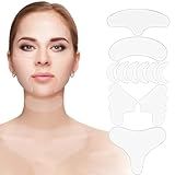 Redcool Neck Wrinkle Patches, 11PCS Reusable Anti-Wrinkle Silicone Patches for Face, Neck, Chest & Forehead | Collagen Firming Pads for Fine Lines, Moisturizing & Tightening Skincare for Women