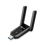 TP-Link USB 3.0 WiFi Adapter for Desktop PC (Archer TX30U Plus)-AX1800 WiFi 6 Dual-Band Plug and Play Wireless Network Adapter with 2.4GHz, 5GHz, 2×High Gain Antenna, WPA3, Supports Windows 11/10 Only