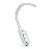 The Original Mighty Bright Recharge Clip On Rechargeable Book Light Reading Light, Warm Eye Care LEDs, Flexible, Durable, Dimmable, Perfect for Kids, Bookworms, Reading in Bed, Lasts 60 Hours (White)