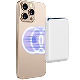 Homstect Upgraded for MagSafe Wallet, Magnetic Phone Wallet 3 Cards Holder, Powerful 23 Magnets&Credit Card RFID Blocking, Slim&Leather Wallet, Magnetic Wallet for iPhone 16/15/14/13/12 Series-White