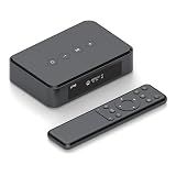 Arylic LP10 Music Receiver with AirPlay 2 & Chromecast Audio, Spotify & Tidal Connect Preamp, OLED Screen & Remote Control, Works with Siri & Google Assistant, Audio Adapter for Vintage Stereo.