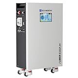 ECO-WORTHY Powermega 48V 314Ah LiFePO4 Battery, 16.1kWh Energy Storage with Breakers, 200A Active Balancing BMS, Aerosol Fire Protection,7" LCD and Bluetooth, RS485/CAN/RS232 for Off-Grid&Home Backup