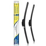 24 inch + 24 inch Compatible with Dodge Ram 1500 2500 3500 4000 4500 5500 2009-2002 and new Ram 1,2,3500 2022-2020 +More Front Windshield Wiper Blade Original Equipment J/U Hook Blades 2 Pack